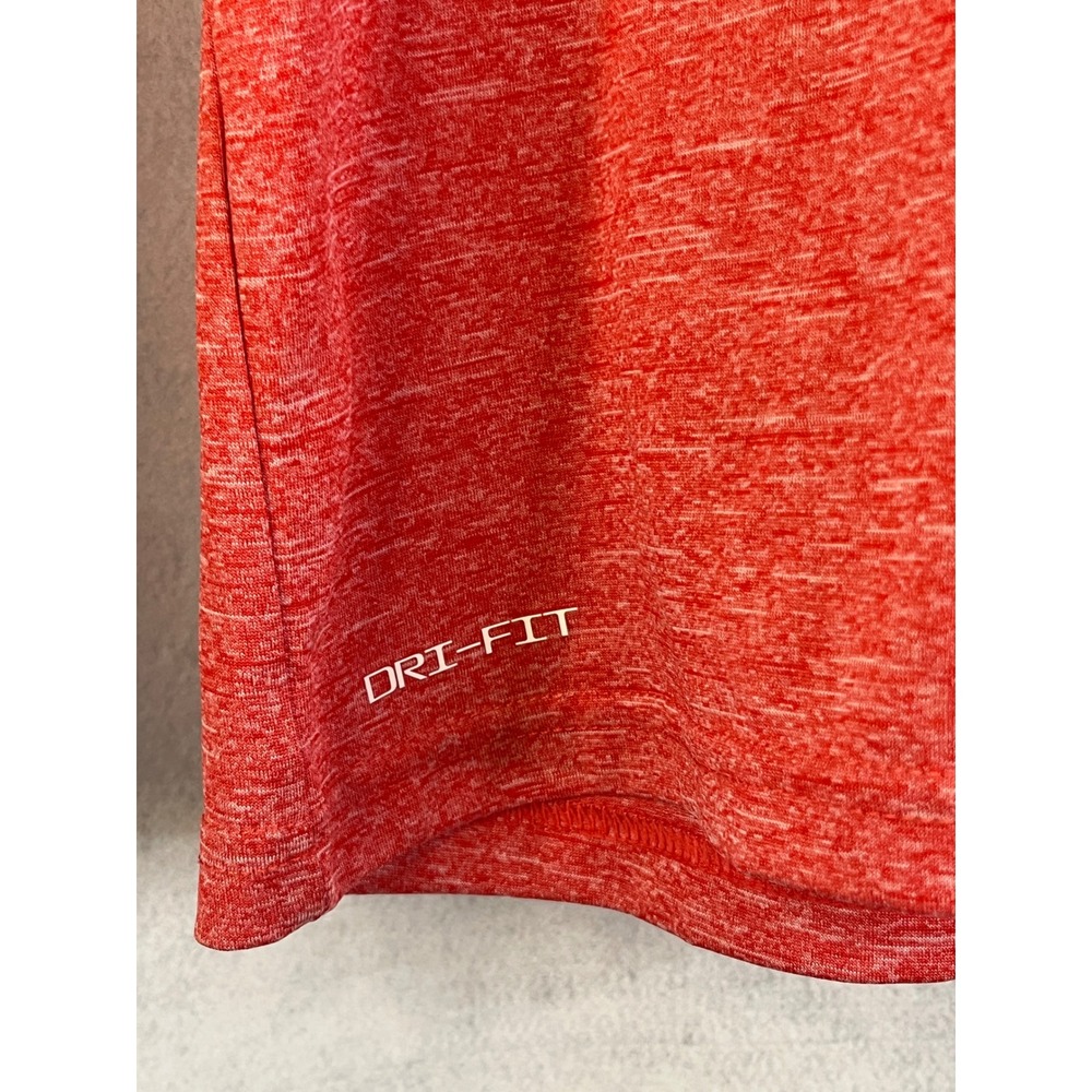 Nike men's Hydroguard red heathered long sleeve swim t-shirt dri-FIT tech M - Picture 3 of 8